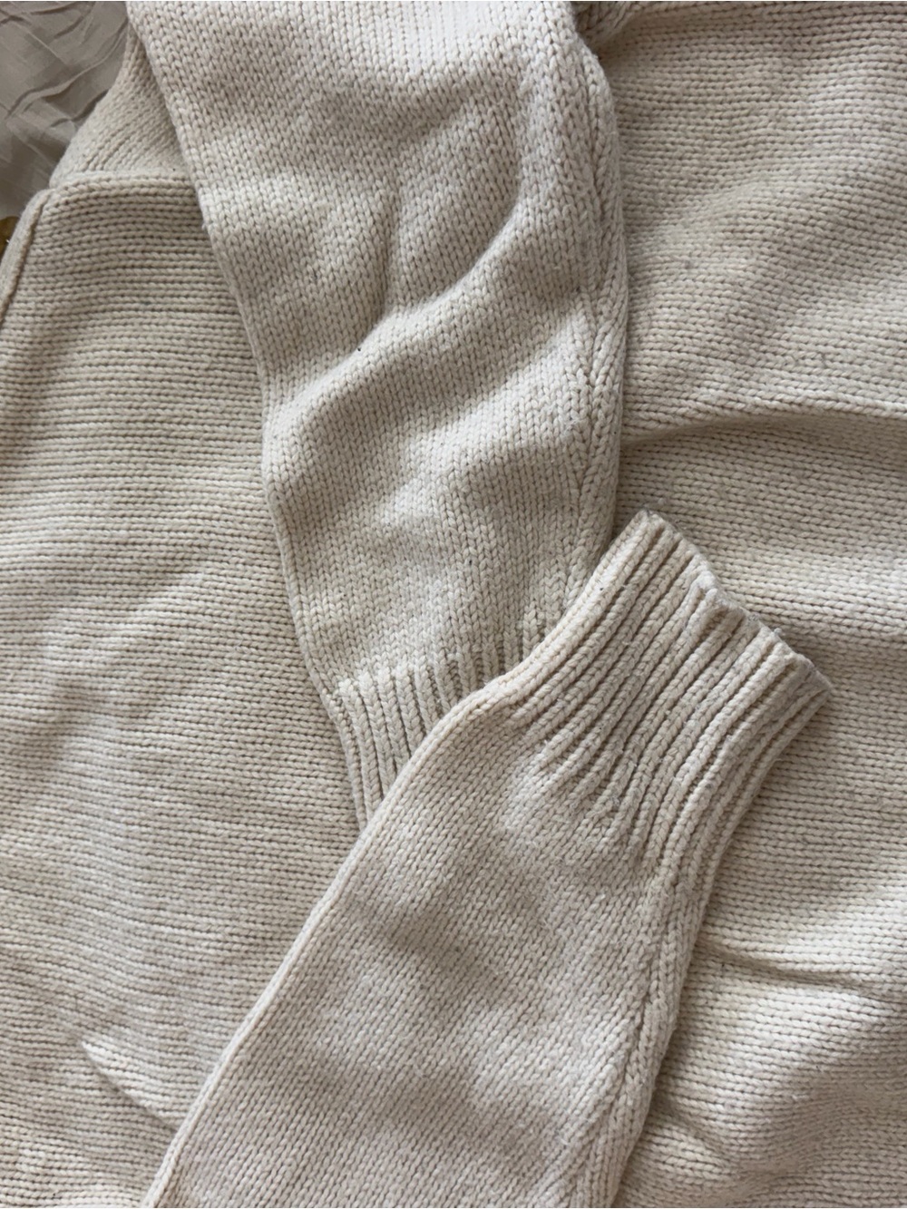 Zara Scoop Neck Sweater in Cream